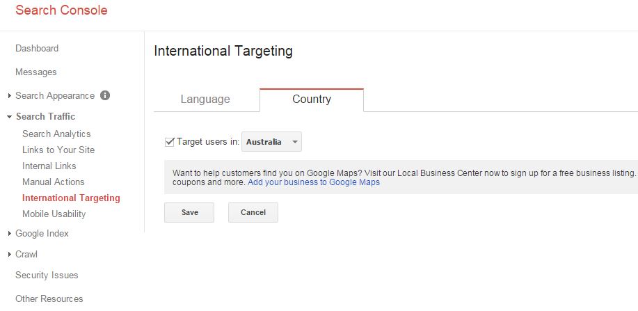 International-Targeting