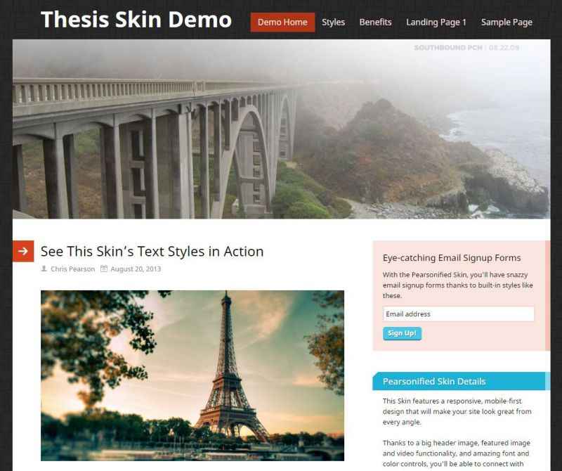 Thesis WordPress Template
